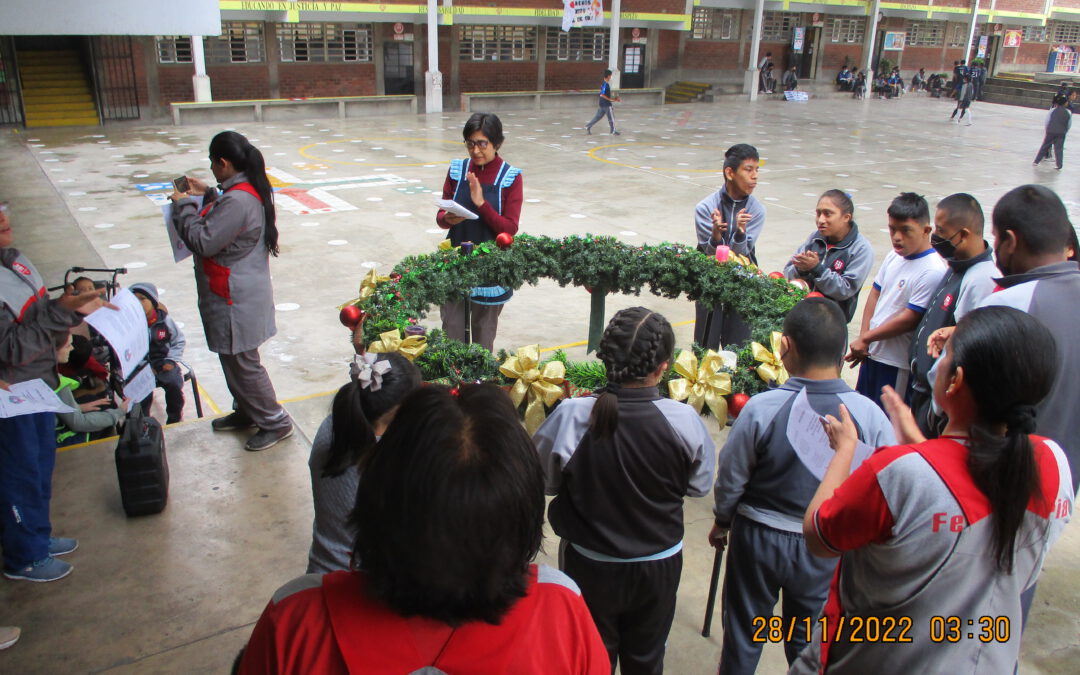Weihnachtsgrüße von unserer Partnerschule Fe Y Alegría 37 in Lima