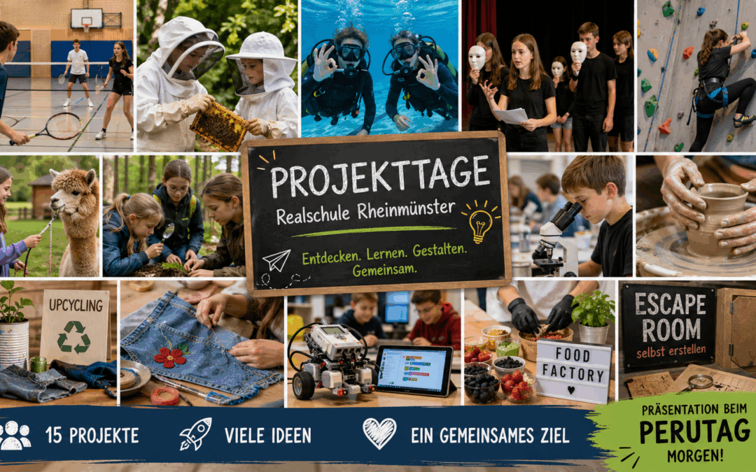 Projekttage an der Realschule Rheinmünster: Kreativität und Engagement