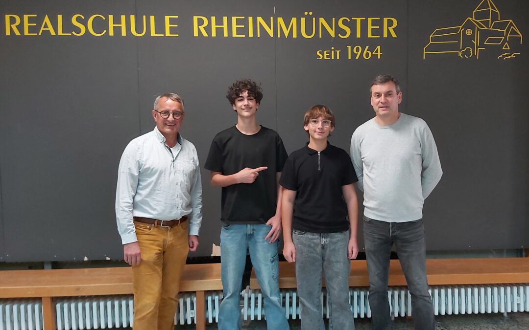 Max Dober und Konstantin Krei gewinnen die Schülersprecherwahl